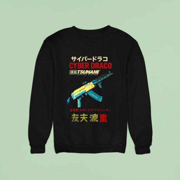 Cyber Draco Tsunami Defense Systems Sweatshirt