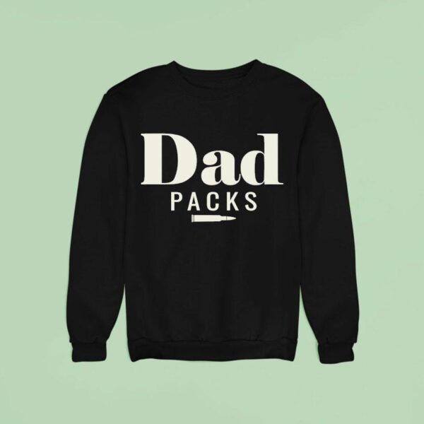Dad Carries Sweatshirt
