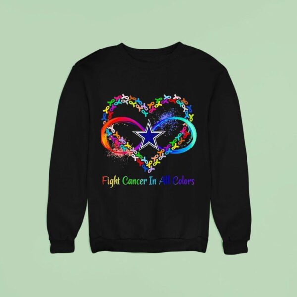 Dallas Cowboys Fight Cancer In All Colors Awareness Sweatshirt