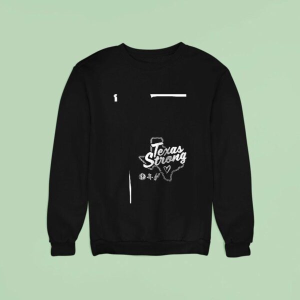 Dallas Mavericks Houston Rockets San Antonio Spurs Texas Strong Together For Texas Sweatshirt