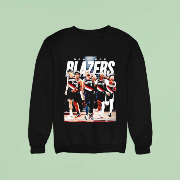 Damian Lillard Portland Trail Blazers New Look Nba Sweatshirt