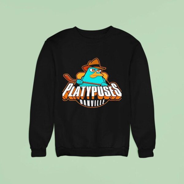 Danville Platypuses Style Anaheim Ducks Hockey Sweatshirt