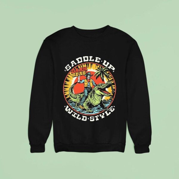 Dark Seas Saddle Up Wild Style Riding Gator Sweatshirt