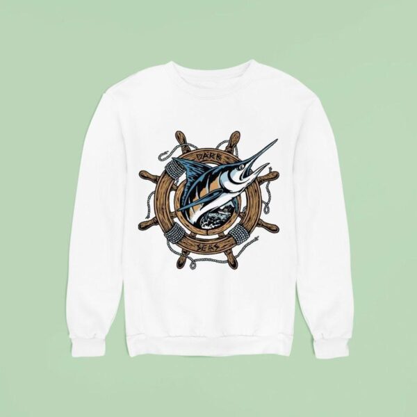 Dark Seas Waterlogged Fish Sweatshirt
