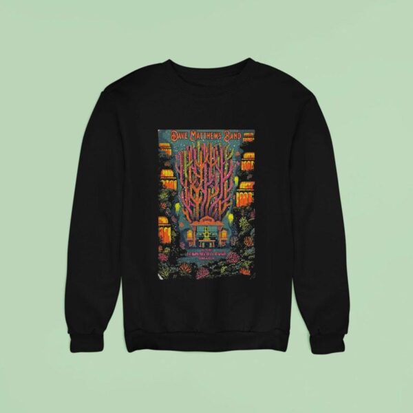 Dave Matthews Band Beach Al The Wharf Orange Sweatshirt