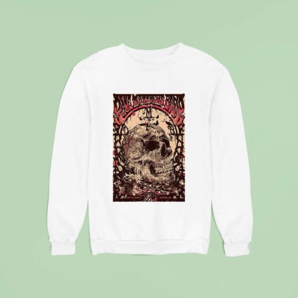 Dave Matthews Band Gilford Nh Show Skull Sweatshirt