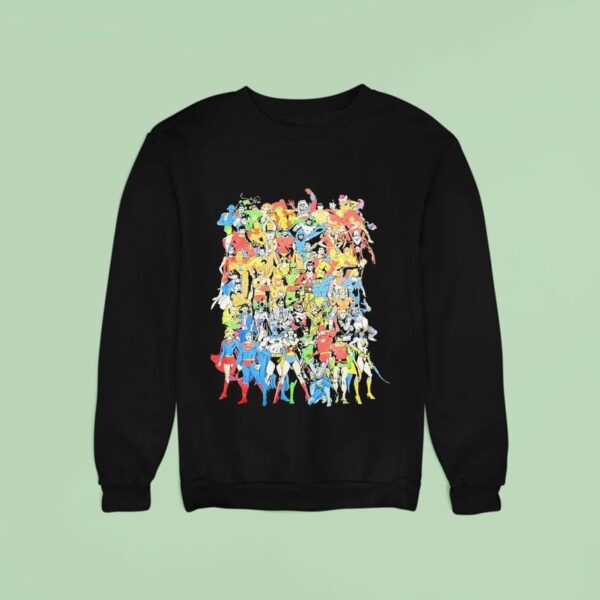 Dc Comics Super Power Characters Sweatshirt