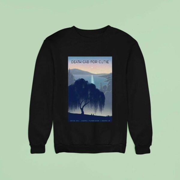 Death Cab For Cutie Jul Redding Civic Auditorium In Redding Ca Sweatshirt