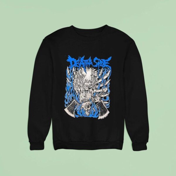 Death Side Flame Axe Sweatshirt