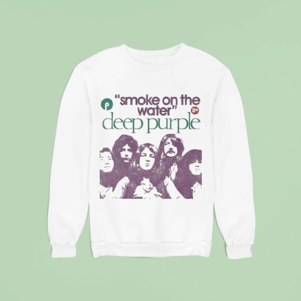 Deep Purple Smoke On The Water Photo Sweatshirt