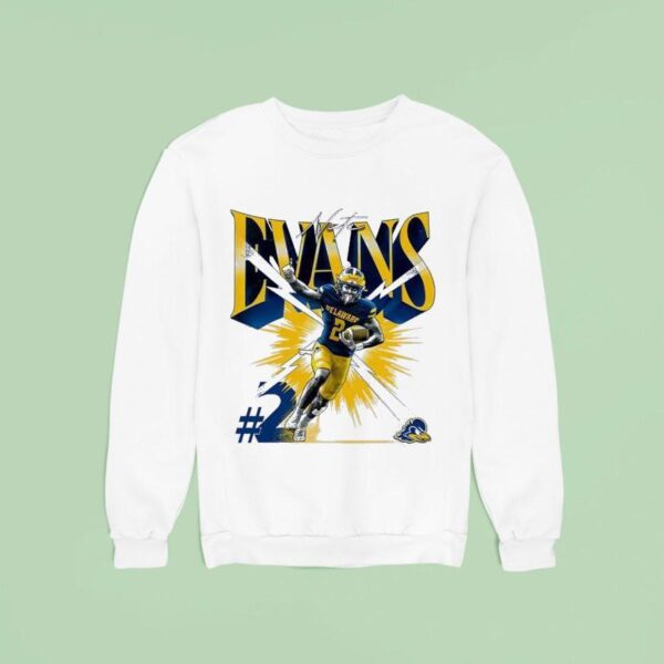 Delaware Ncaa Football Nathan Evans Collage Sweatshirt