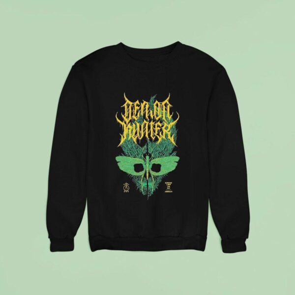 Demon Hunter Sorrow Light The Way Moth Sweatshirt