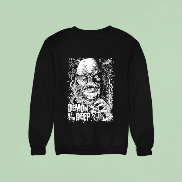 Demon Of The Deep A Part Of The Arinesart Monster Collection Collection Sweatshirt