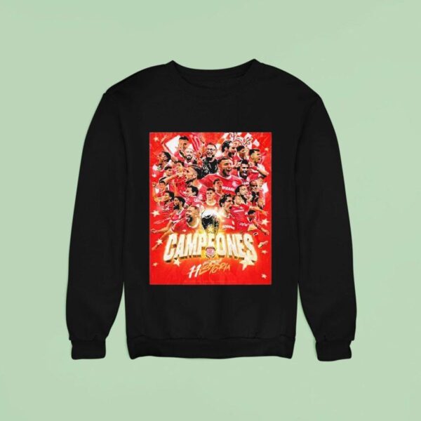 Deportivo Toluca Fc Campeones Liga Mx Clausura Champions Sweatshirt