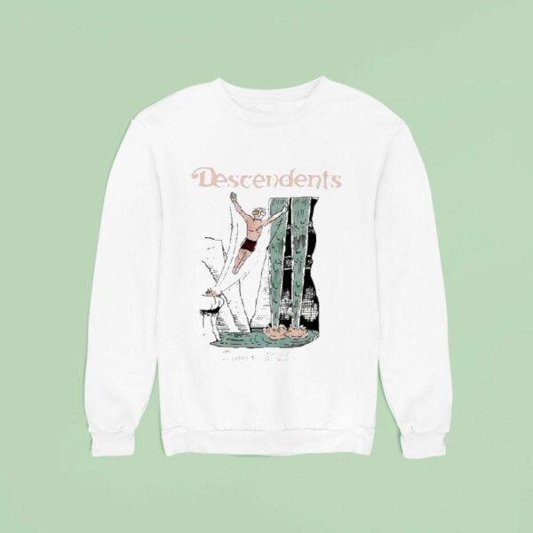 Descendents Denver Punk In The Park Festival On July Diving Waterfall Sweatshirt