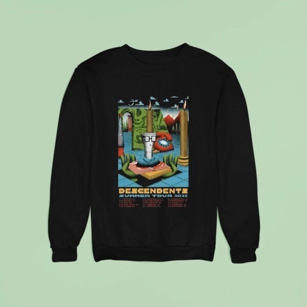 Descendents Summer Tour Dates Candle Sweatshirt