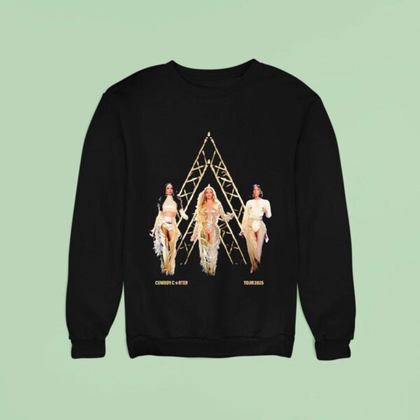 Destiny S Child Reunites After Years In Beyonce Concert Sweatshirt