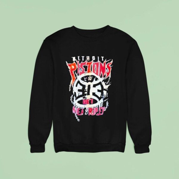 Detroit Pistons X Rhea Ripley Wwe Sweatshirt