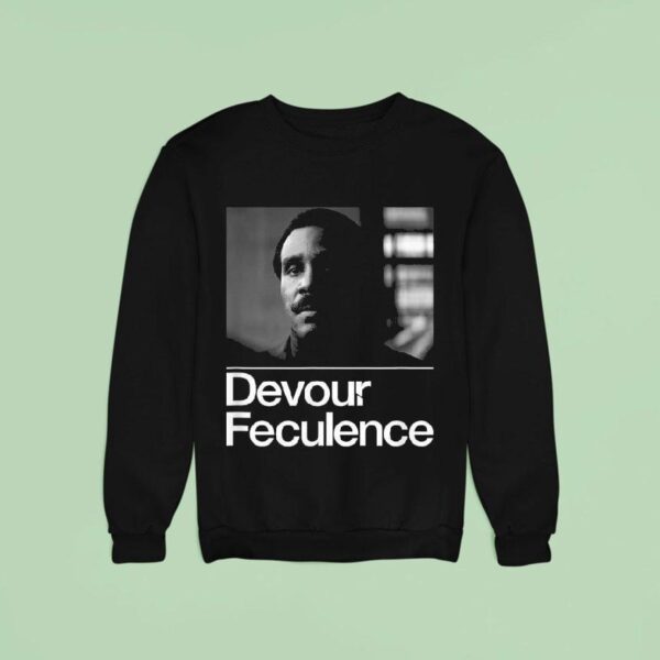 Devour Feculence Milchick Bw Photo Sweatshirt