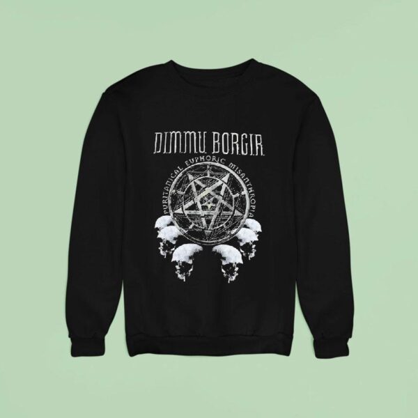Dimmu Borgir Puritanical Euphoric Misanthropia Skulls Sweatshirt