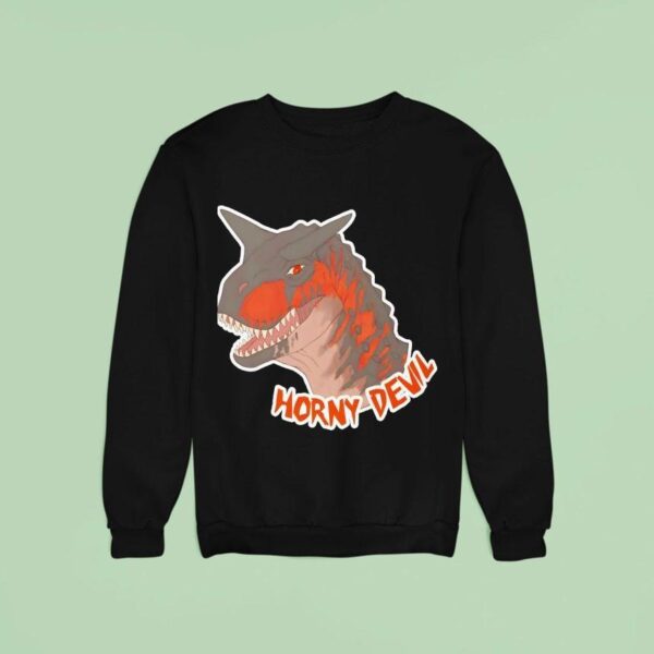 Dinosaur Carnotaurus Horny Devil Sweatshirt