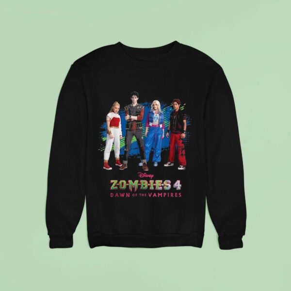 Disney Zombies Nova Victor Zed And Addison Dawn Of The Vampires Sweatshirt