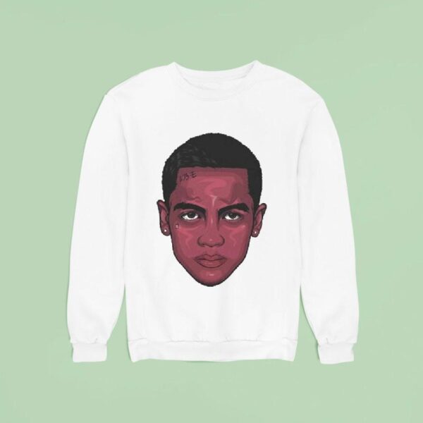 Dominic Fike Name Repetition Big Head Face Sweatshirt