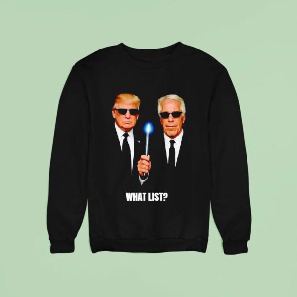 Donald Trump And Jeffrey Epstein Men In Black Sweatshirt