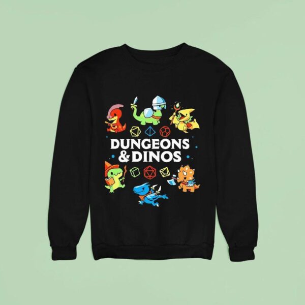 Dungeons And Dinos Parody Sweatshirt