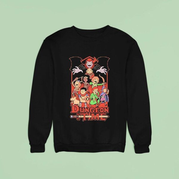 Dungeons And Dragons Tv Show Style Of Adventure Time Sweatshirt