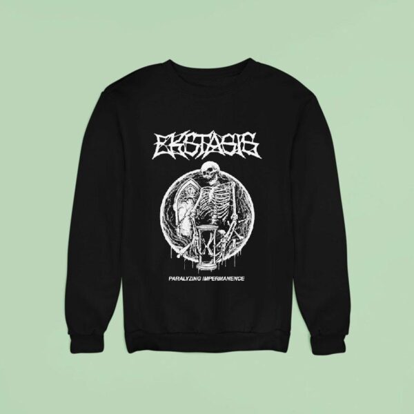 Ekstasis Paralyzing Impermanence Skeleton Sweatshirt