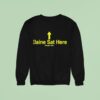 Elaine Sat Here Danger Cats Sweatshirt
