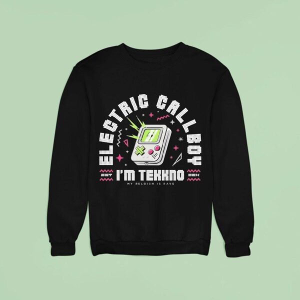 Electric Callboy I M Tekkno Arcade Sweatshirt