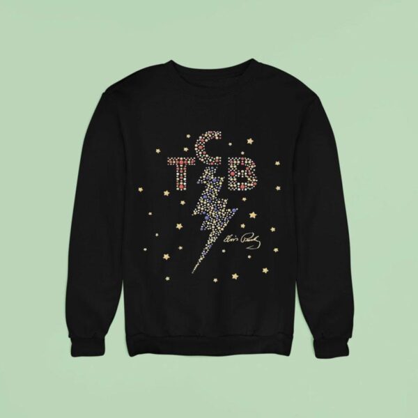Elvis Presley Tcb Jeweled Stars Sweatshirt