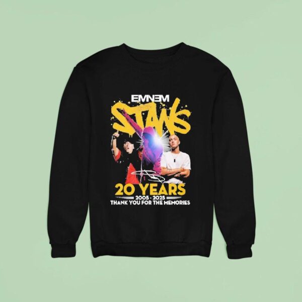 Eminem Stan Years Thank You For The Memories Sweatshirt