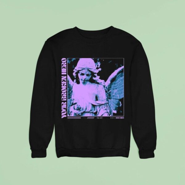 Emo S Not Dead Your Broken Hero Angel Sweatshirt