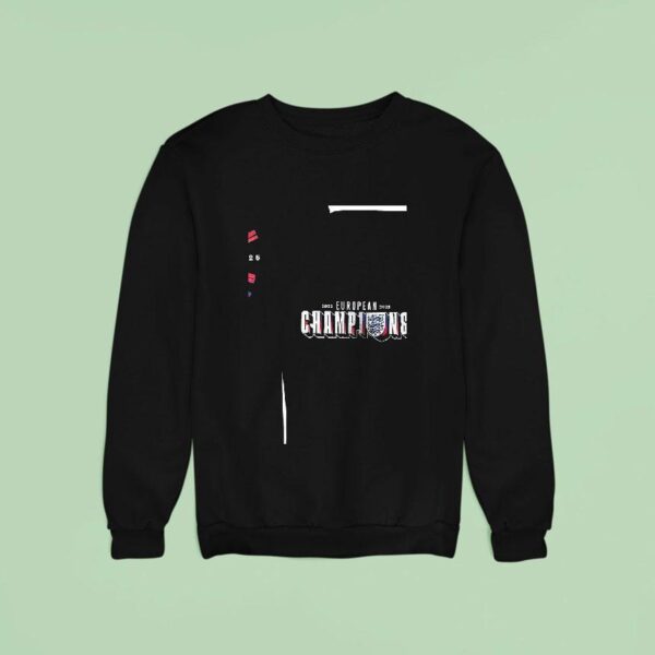 England Lionesses Winners Uefa Women S Euro Champions Gradien Sweatshirt
