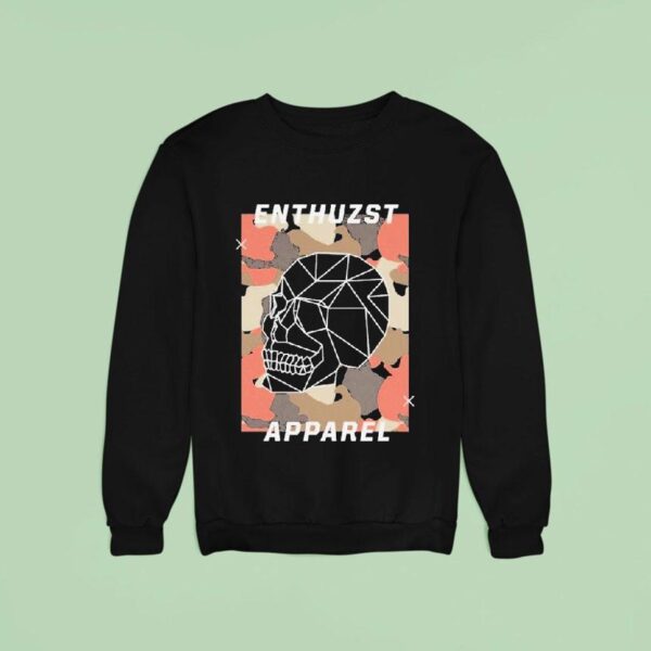 Enthuzst Camo Skull Sweatshirt