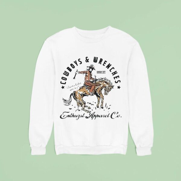 Enthuzst Cowboys And Wrenches Western Sweatshirt