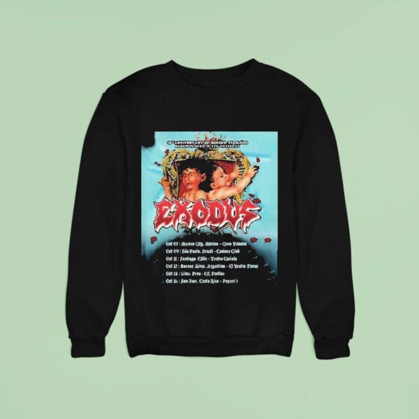 Exodus Celebrate Th Anniversary Of Bonded By Blood Sweatshirt