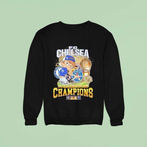 Fc Chelsea Pee On Psg Logo Fifa Club World Cup Champions Sweatshirt
