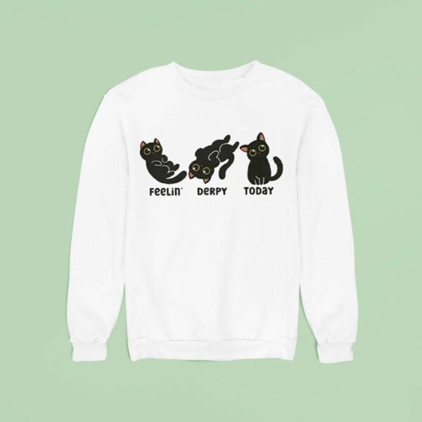 Feelin Derpy Today Fdt Black Ca Sweatshirt