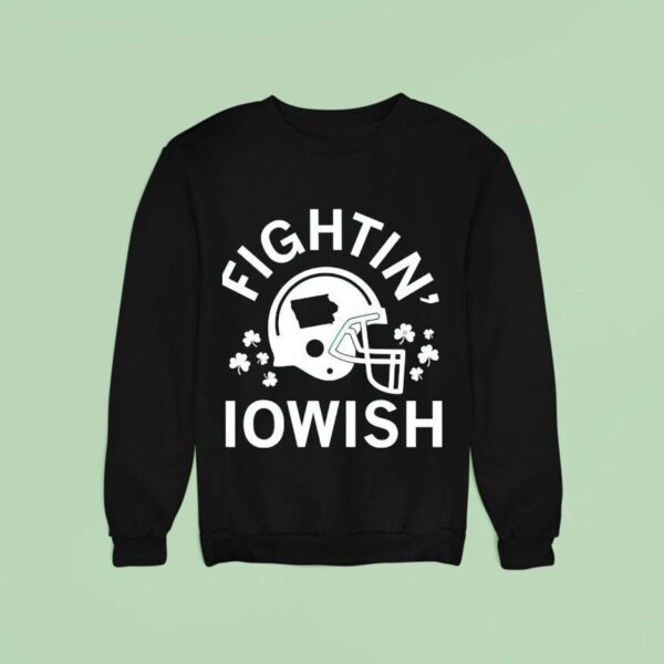 Fightin Iowish Football Christmas Sweatshirt