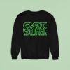 Flat Earther White Rabbit Podcas Sweatshirt