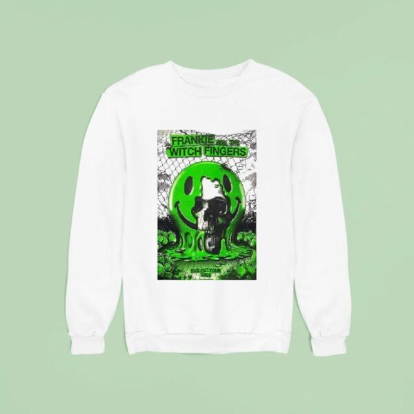 Frankie And The Witch Fingers Bug Out Tour Skull Smiley Sweatshirt