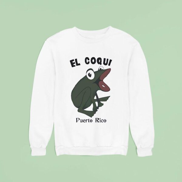 Frog Meme El Coqui Puerto Rico Sweatshirt