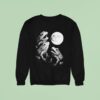 Frogs Howling To Moon Sweatshirt