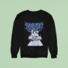 Frozen Soul Blue Cold School Death Metal Sweatshirt