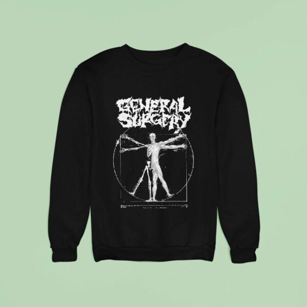 General Surgery Vitruvian Anatomy Sweatshirt
