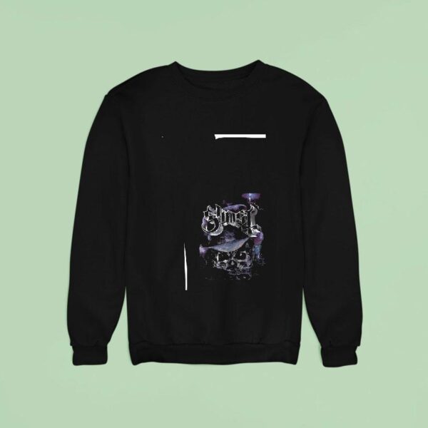 Ghost Skeletour World Tour Louisville Kentucky Cross Sweatshirt